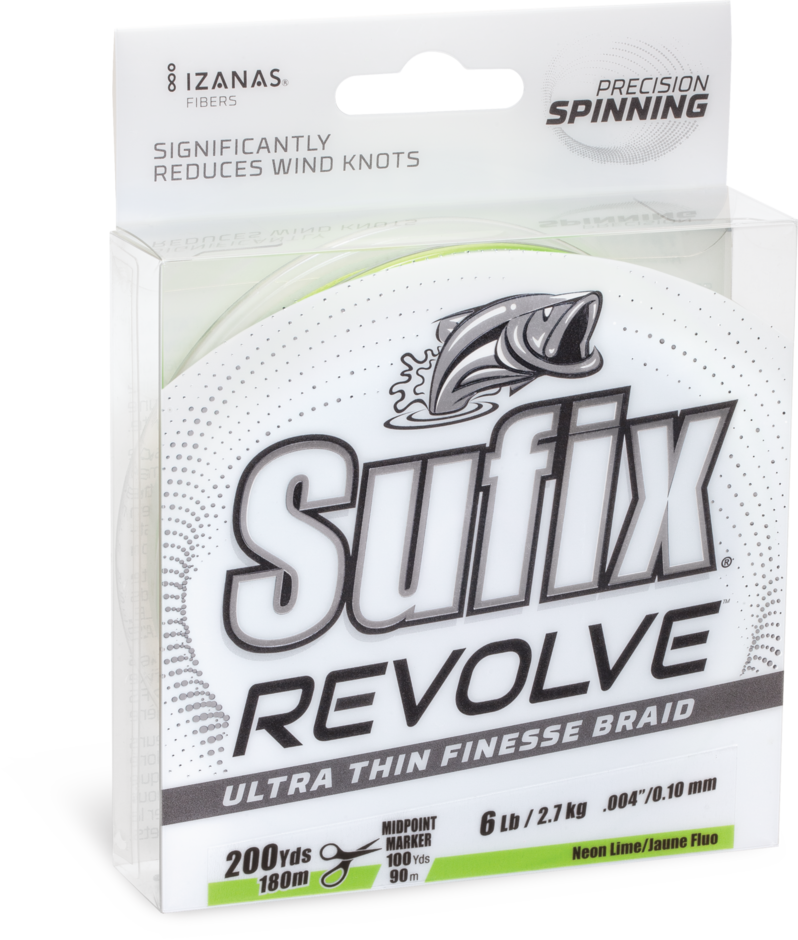 Sufix Revolve Braid Neon Lime