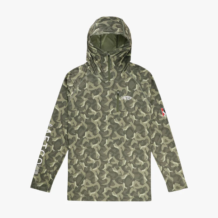 AFTCO Jason Christie Hooded LS Performance Shirt