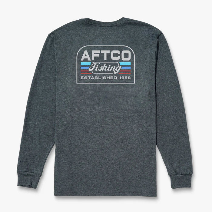 AFTCO Gradient Script LS T-Shirt