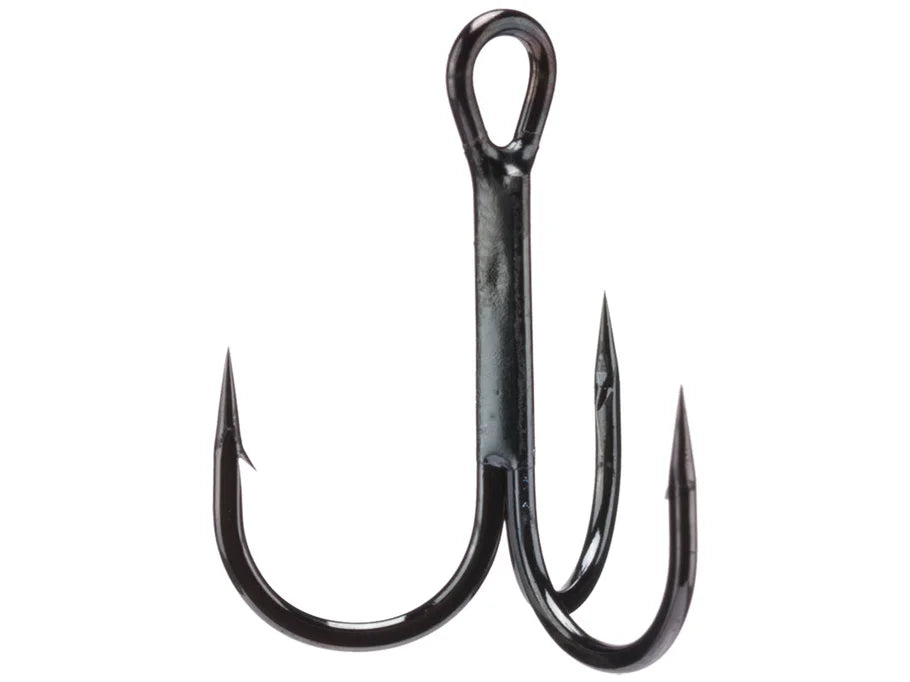 Gamakatsu Treble Round Bend Hooks Black