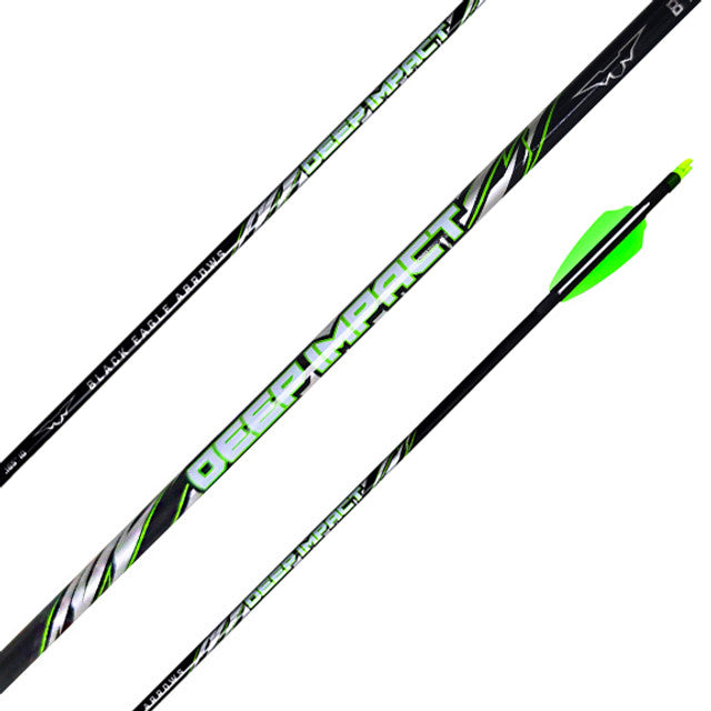 Black Eagle (New Label) Deep Impact Fletched Arrows