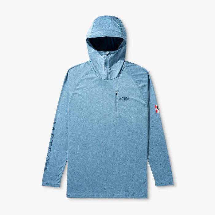 AFTCO Jason Christie Hooded LS Performance Shirt