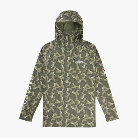 AFTCO Jason Christie Hooded LS Performance Shirt