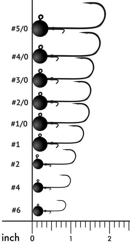 nako. Tungsten Ball Jig Heads