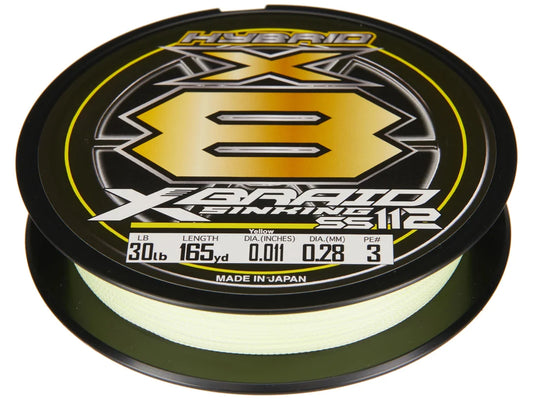 XBraid X8 Braid Sinking Fishing Line
