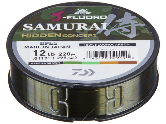 Daiwa J-Fluoro Samurai FC Hidden Concept Fluorocarbon Line