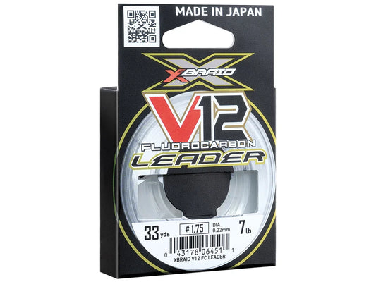 Xbraid V12 Fluorocarbon Leader Line 33yd