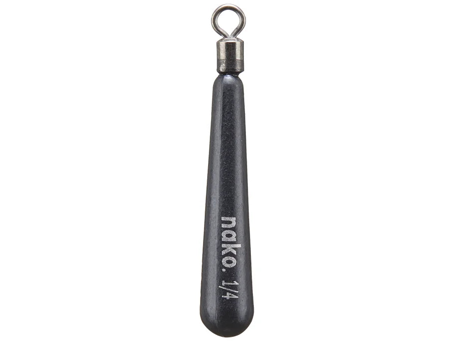 Nako Tungsten Skinny Free Rig Weights 5pk